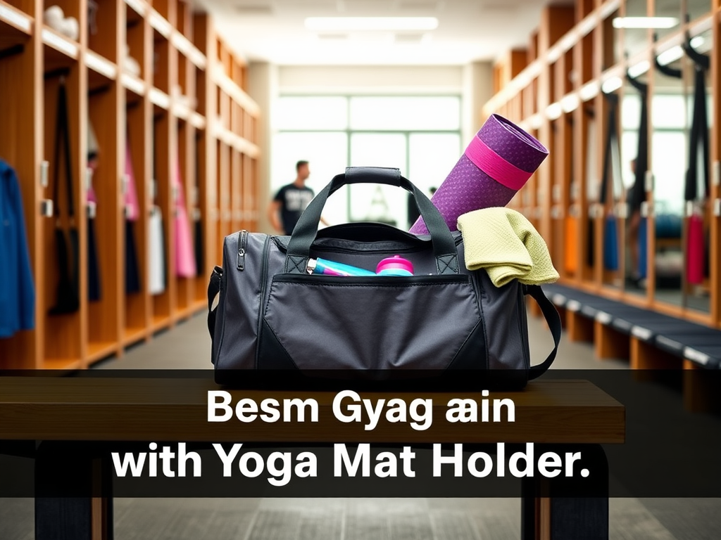 best gym bag with yoga mat holder​